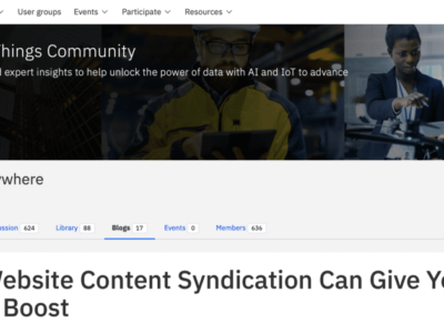 IBM.com IBM Website Content Syndication Can Give Your SEO A Boost